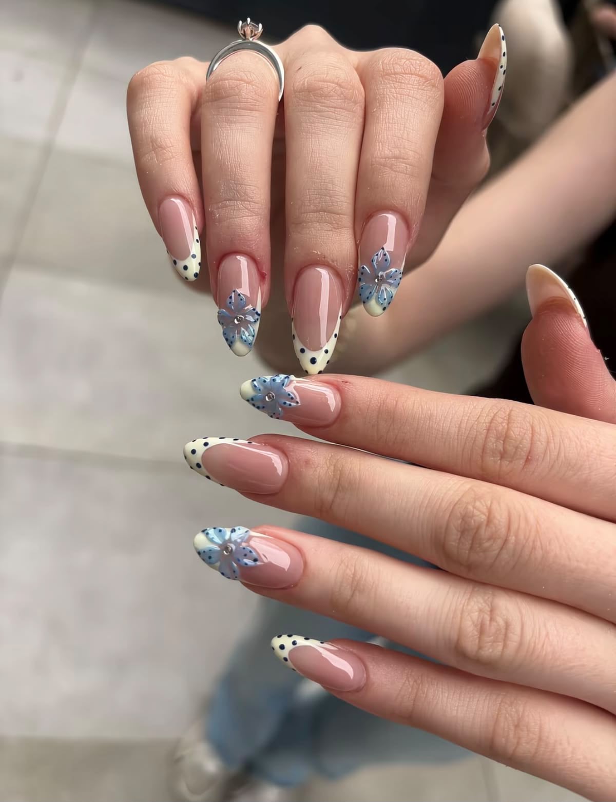 Handmade nail art design